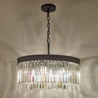 Image of Dar Celeus Crystal Chandelier