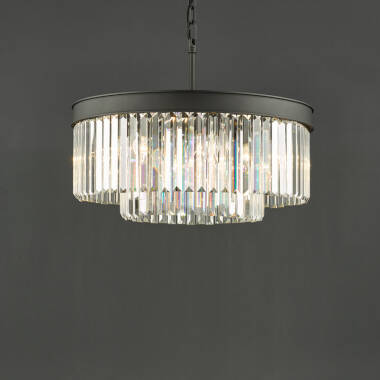 Image of Dar Celeus Crystal Chandelier