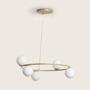 Edit Orb 5 Light Chandelier