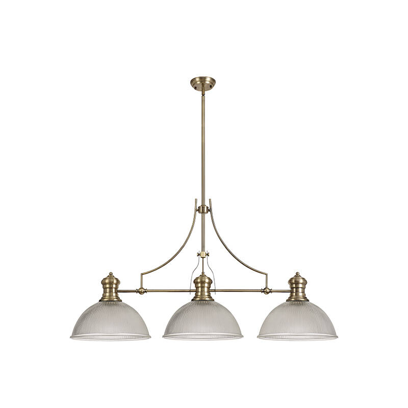 Image of Fawn 3 Light Glass Bar Ceiling Pendant