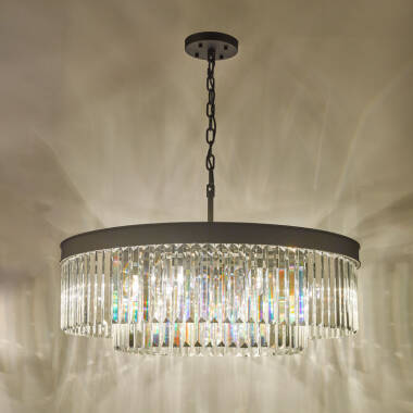 Image of Dar Celeus Crystal Chandelier