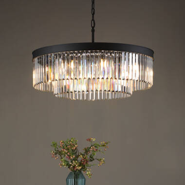 Image of Dar Celeus Crystal Chandelier