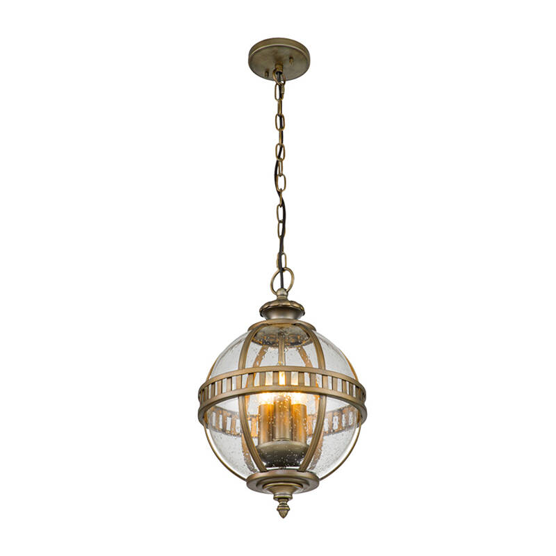 Image of Kichler Halleron 3 Light Pendant Porch Lantern
