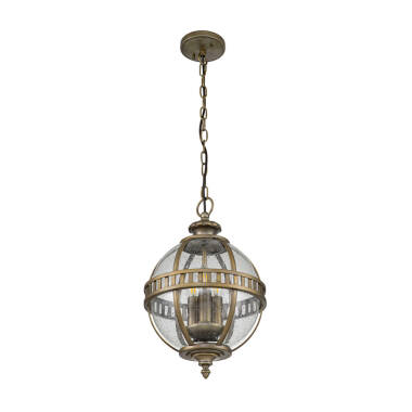 Image of Kichler Halleron 3 Light Pendant Porch Lantern
