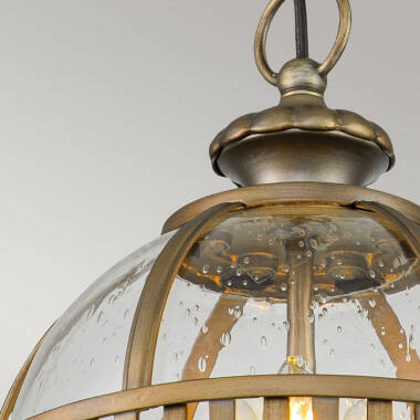 Image of Kichler Halleron 3 Light Pendant Porch Lantern