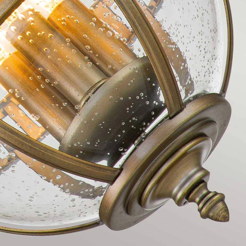 Image of Kichler Halleron 3 Light Pendant Porch Lantern