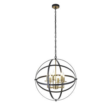 Vesta 6 Arm Ceiling Pendant Light