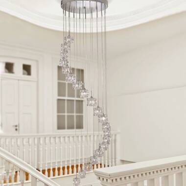 Searchlight Ice Cube 20 Light LED Cascade Ceiling Pendant