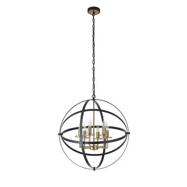 Image of Vesta 6 Arm Ceiling Pendant Light