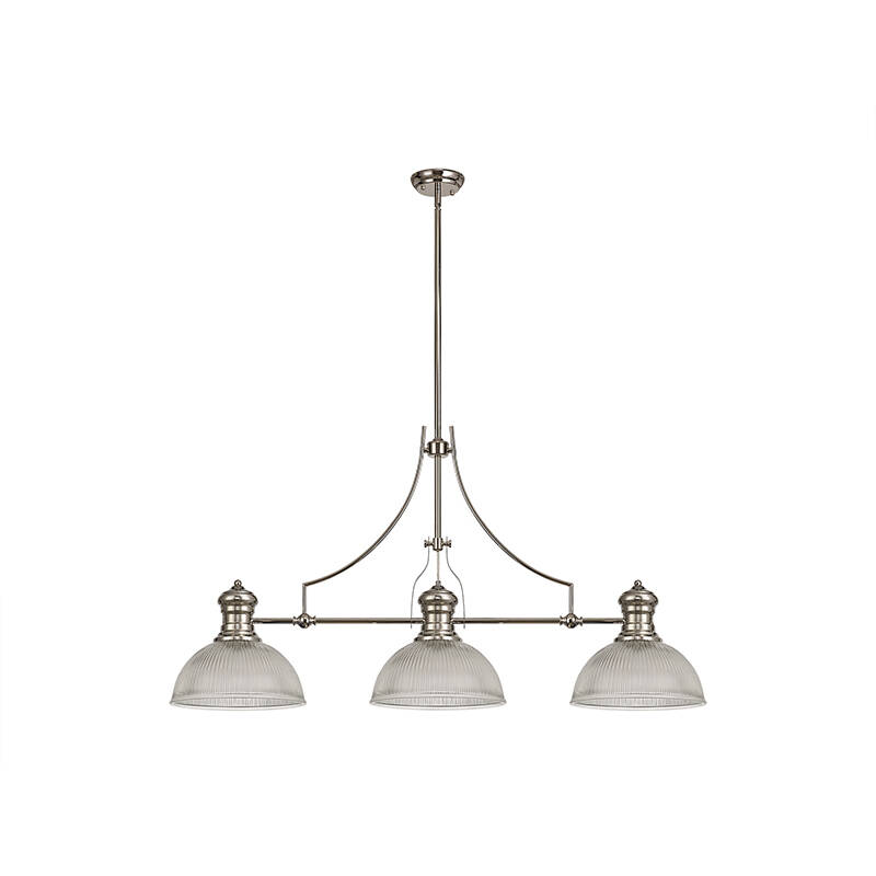 Image of Fawn 3 Light Glass Bar Ceiling Pendant