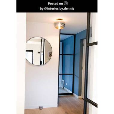 Image of Lucide Judi Glass Flush Ceiling Light