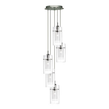 Searchlight Duo III Glass 3 Light Cluster Ceiling Pendant