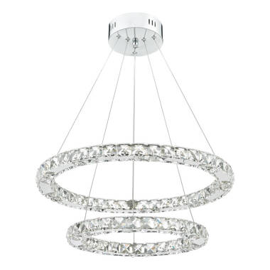Dar Roma LED Crystal Ceiling Pendant Light