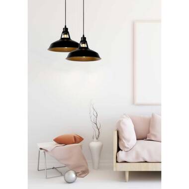 Image of Lucide Brassy-Bis Ceiling Pendant Light