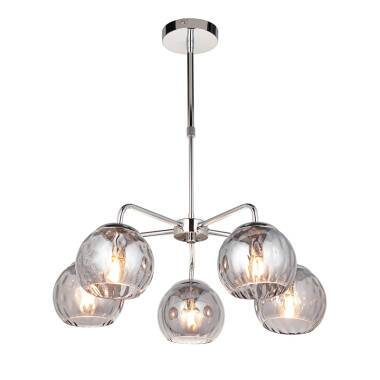 Endon Dimple 5 Arm Ceiling Pendant Light