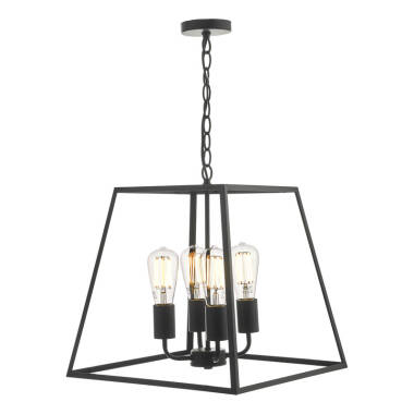 Dar Academy 4 Arm Ceiling Pendant Light