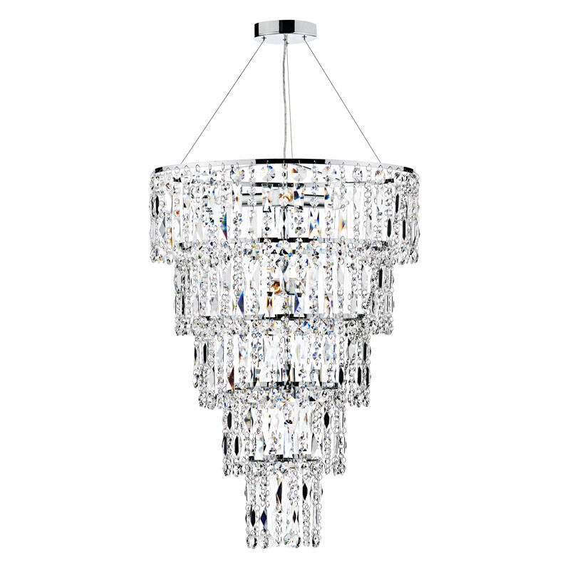 Image of Dar Escala Crystal Chandelier