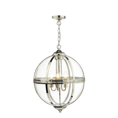 Dar Vanessa 5 Arm Ceiling Pendant Light
