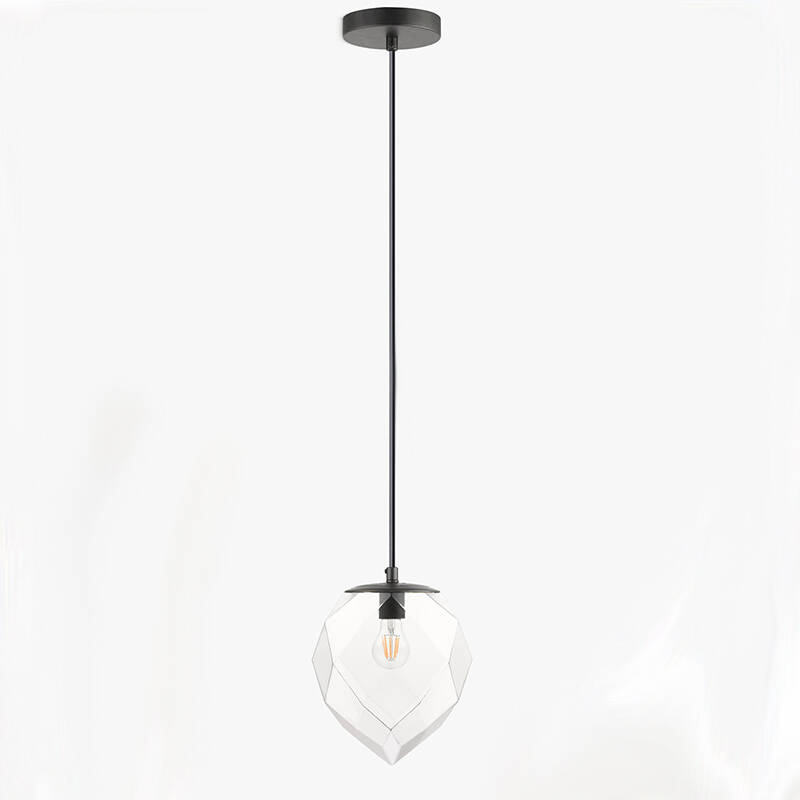 Image of Edit Facet Glass Ceiling Pendant Light