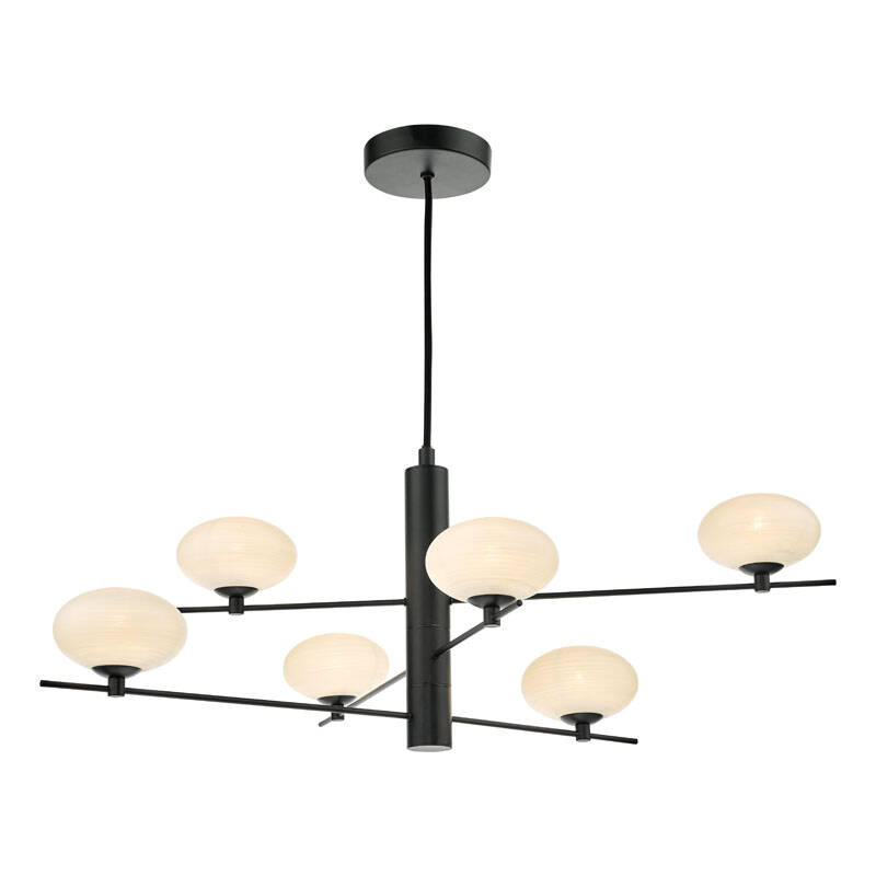 Image of Dar Jasper 6 Light Pendant