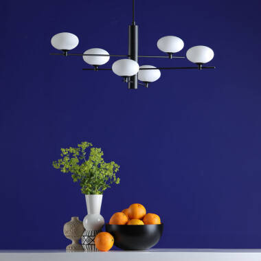 Image of Dar Jasper 6 Light Pendant