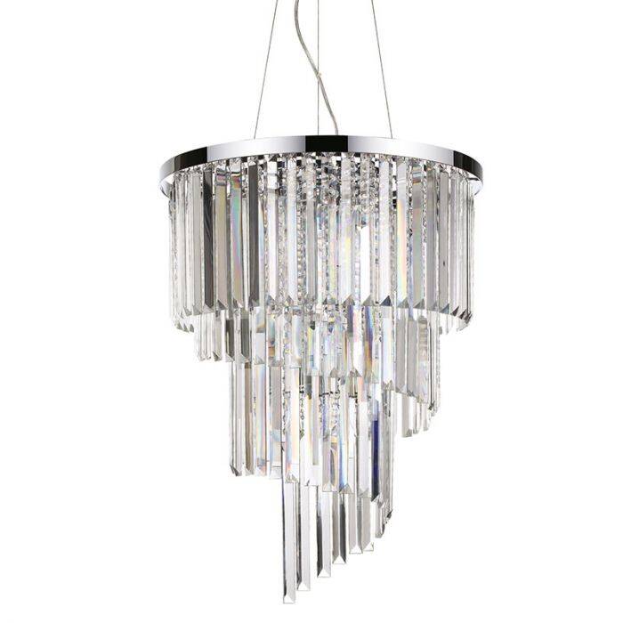 Image of Carlton 12 Light Crystal Chandelier