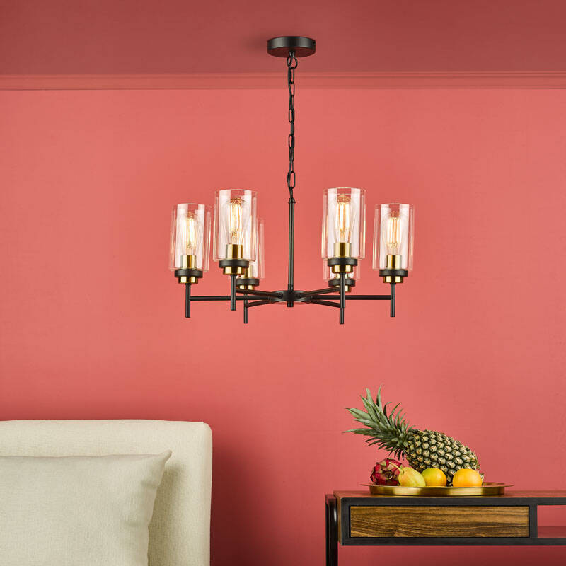 Image of Dar Abel 6 Light Pendant