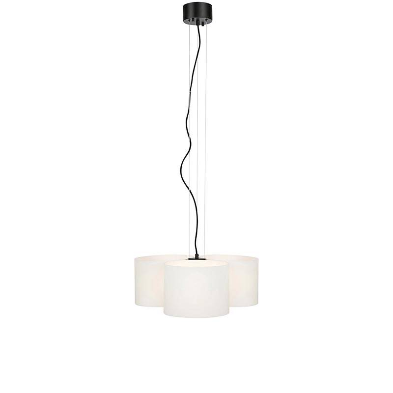 Image of Oturo 3 Light Glass Ceiling Pendant