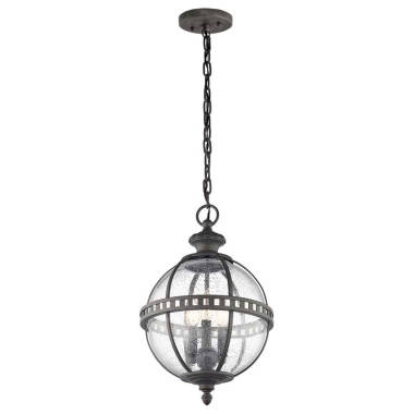 Kichler Halleron 3 Light Pendant Porch Lantern