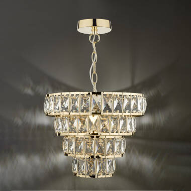 Image of Dar Cerys Crystal Chandelier