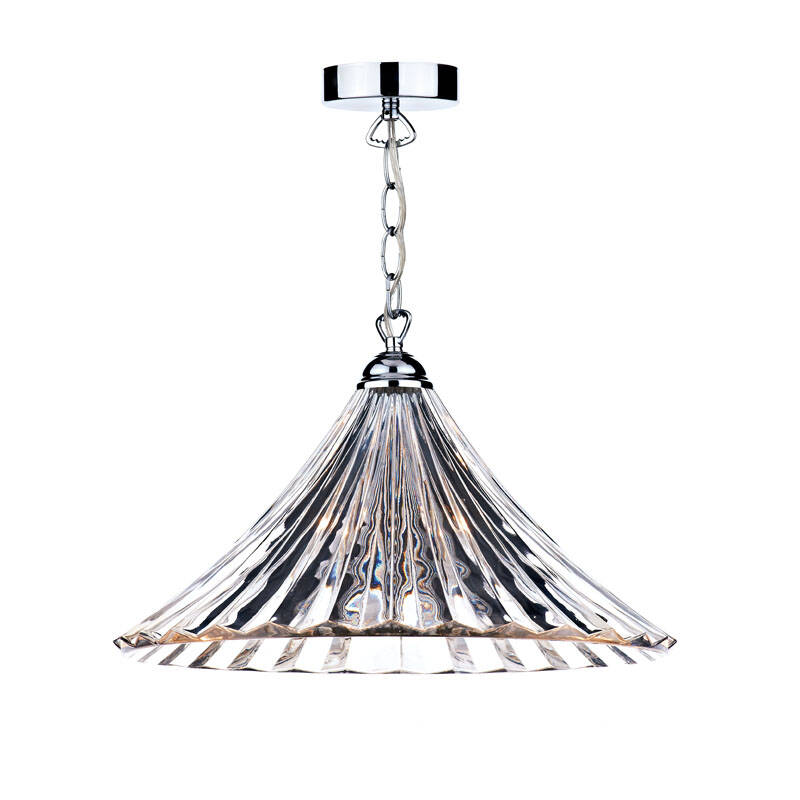 Image of Dar Ardeche Large Ceiling Pendant Light