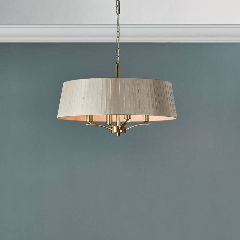 Image of Dar Cristin 4 Arm Ceiling Pendant Light