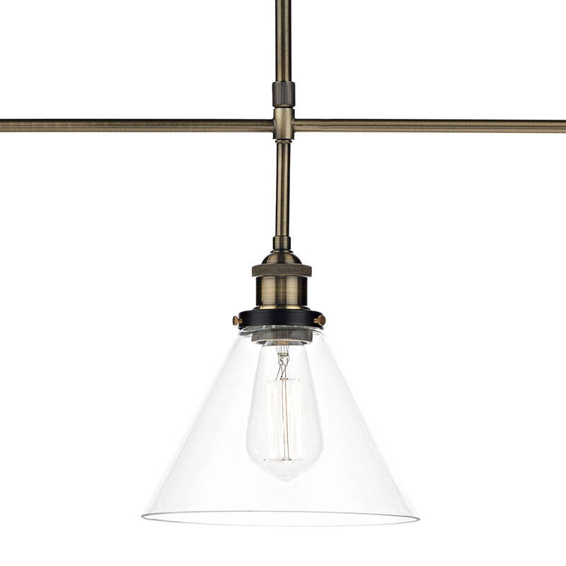 Image of Dar Ray 3 Light Bar Ceiling Pendant