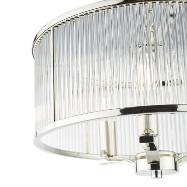 Image of Dar Evelyn 3 Arm Ceiling Pendant Light