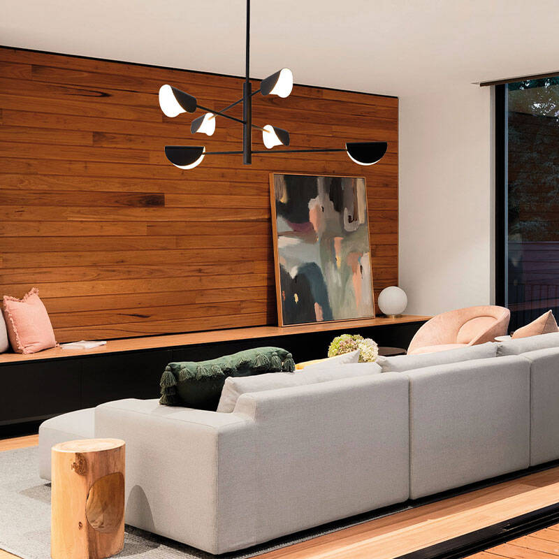 Image of Edit Ada 6 Arm Ceiling Pendant Light