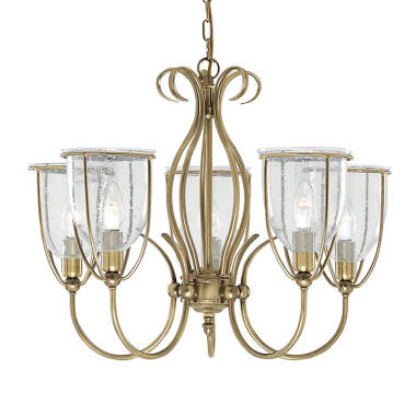 Searchlight Silhouette 5 Light Chandelier