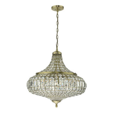 Image of Dar Asmara Crystal Ceiling Pendant Light