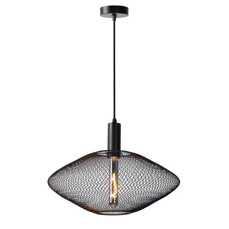 Image of Lucide Mesh Large Oval Ceiling Pendant Light