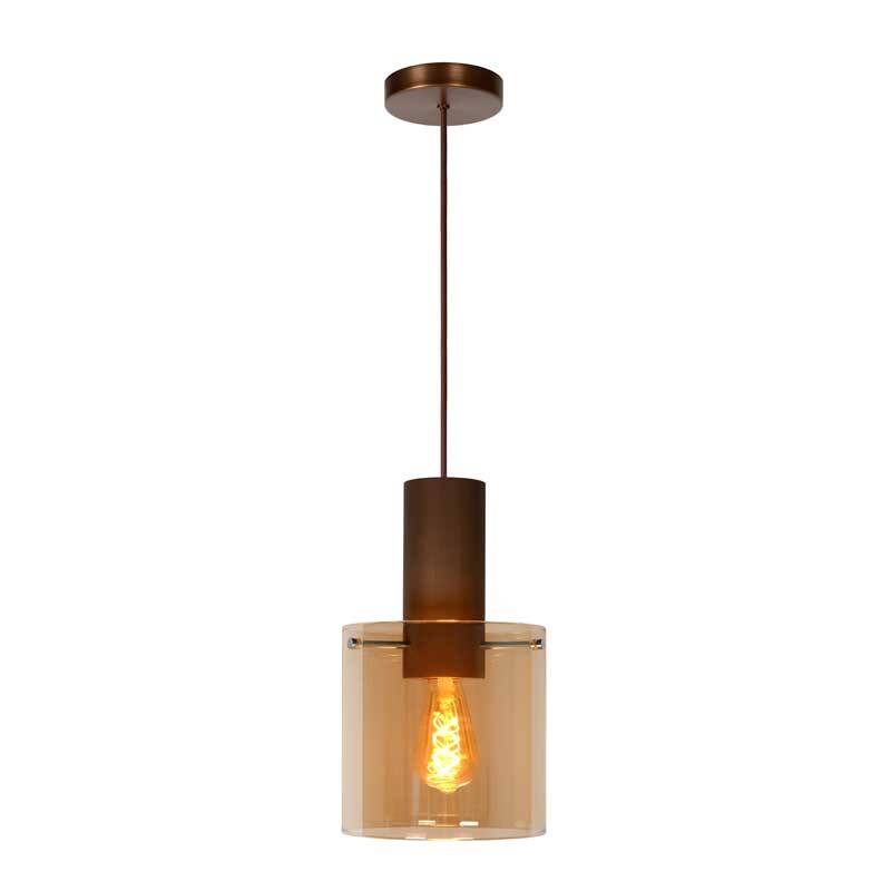 Image of Lucide Toledo Glass Ceiling Pendant Light