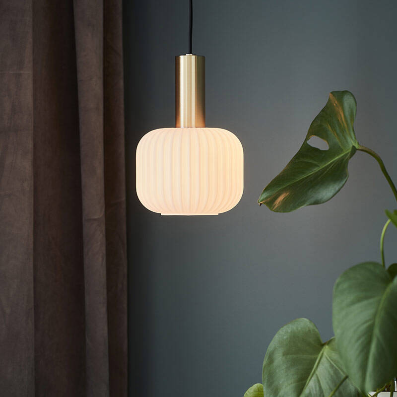 Image of Sober Small Ceiling Pendant Light with Plug
