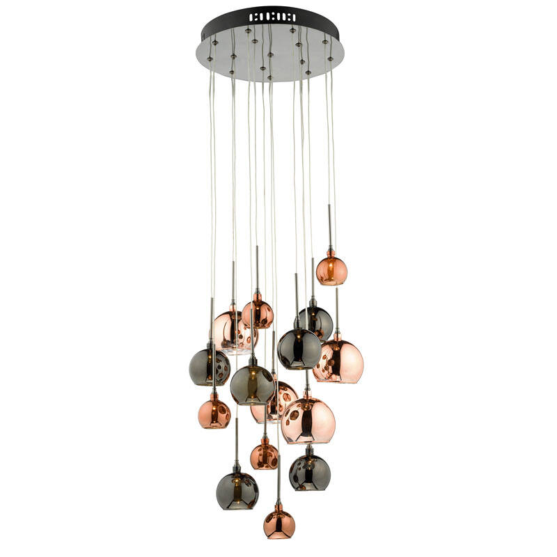 Image of Dar Aurelia 15 Light Cluster Ceiling Pendant