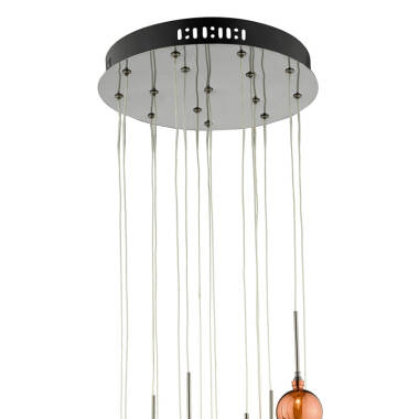 Image of Dar Aurelia 15 Light Cluster Ceiling Pendant
