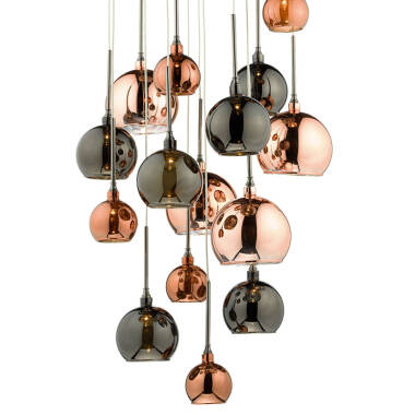 Image of Dar Aurelia 15 Light Cluster Ceiling Pendant