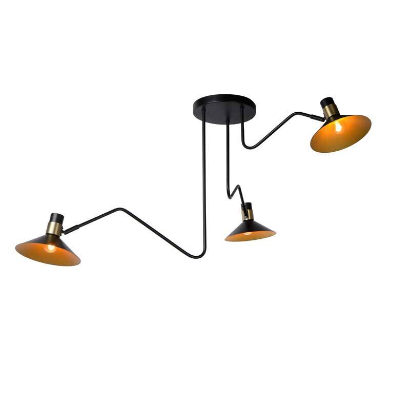 Image of Lucide Pepijn 3 Arm Ceiling Pendant Light