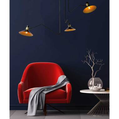 Image of Lucide Pepijn 3 Arm Ceiling Pendant Light