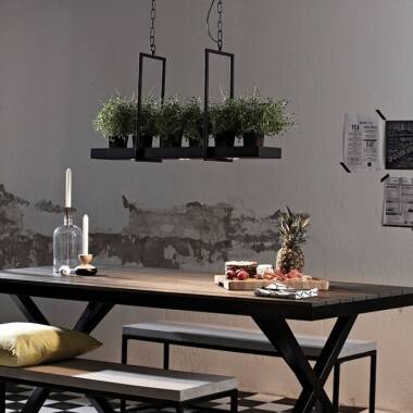 Image of Tray 3 Light LED Bar Ceiling Pendant