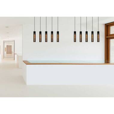 Image of Lucide Lionel 5 Light Bar Ceiling Pendant
