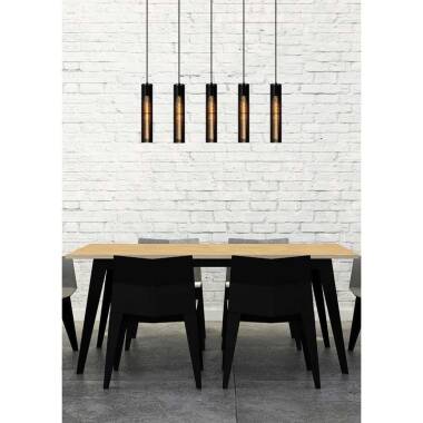 Image of Lucide Lionel 5 Light Bar Ceiling Pendant