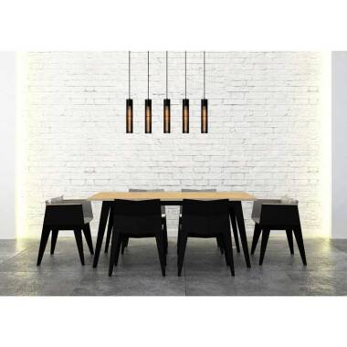 Image of Lucide Lionel 5 Light Bar Ceiling Pendant