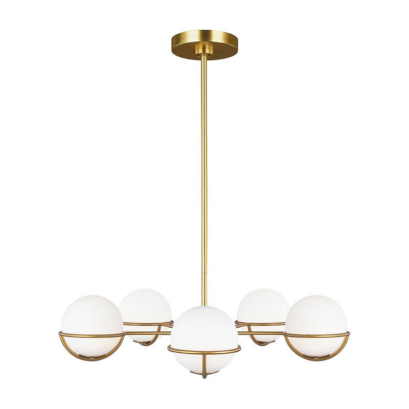 Image of Feiss Apollo 5 Light Chandelier